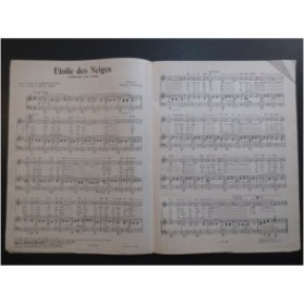 WINKLER Franz Étoile des Neiges Chant Piano 1947