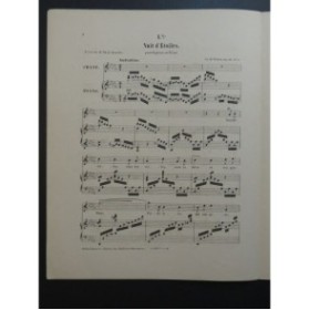 WIDOR Ch. M. Nuit d'étoiles Chant Piano ca1880