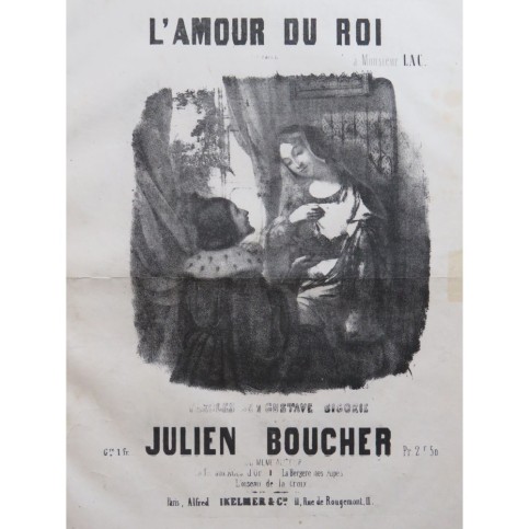 BOUCHER Julien L'Amour du Roi Chant Piano ca1860