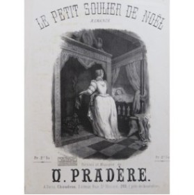 PRADÈRE O. Le Petit Soulier de Noël Chant Piano ca1860