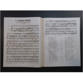 NADAUD Gustave L'Aimable Voleur Chant Piano ca1850