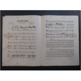 WEKERLIN J. B. Le Bien-Aimé Chanson Norvégienne Chant Piano ca1878