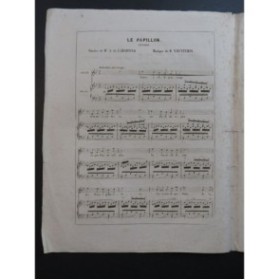 VIEUXTEMPS Henri Le Papillon Chant Piano ca1840