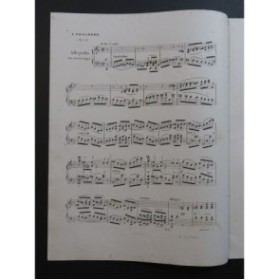 THALBERG S. Moïse Fantaisie Piano ca1850