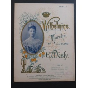 WESLY Émile Wilhelmine Piano 1901