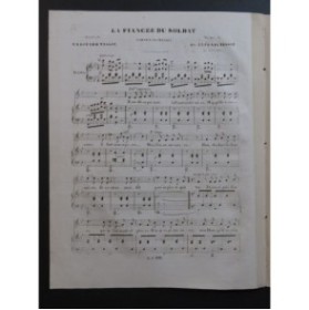 TISSOT Antonia La Fiancée du Soldat Romance Chant Piano ca1850