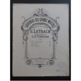 LEYBACH J. Freyschutz Fantaisie Piano 4 Mains ca1876