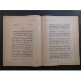 FÉVRIER Henry Octobre Chant Piano 1916