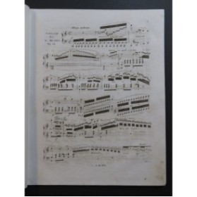 HÜNTEN François Fantaisie Brillante Piano ca1835