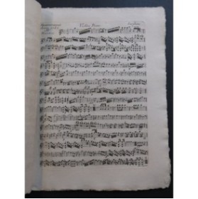SACCHINI Antonio Nacqui grande Chant Orchestre 1787