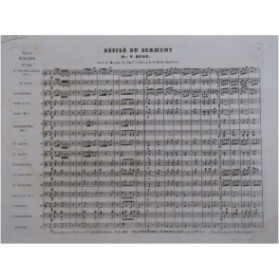 BUOT Victor Défilé du Serment de D. F. E. Auber Orchestre XIXe