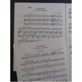 GRANADOS Enrique Intermezzo Piano Violoncelle