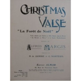 MARGIS Alfred La Forêt de Noël Chant Piano 1906