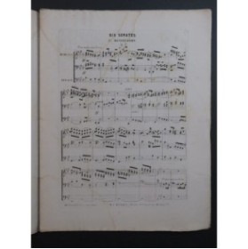 MENDELSSOHN Sonate No 3 op 65 Orgue ou Piano 3 mains ca1845