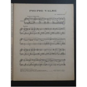 CHRISTINÉ Henri Phi-Phi-Valse Piano 1919