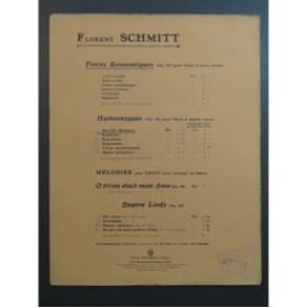 SCHMITT Florent Marche Militaire Piano 1913