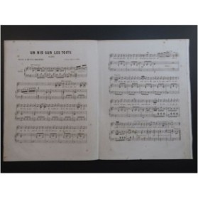 HENRION Paul Un nid sur les Toits Chant Piano ca1860