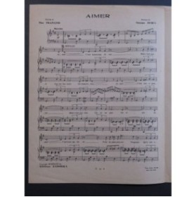 DUBUS Georges Aimer Rumba Chant Piano 1948