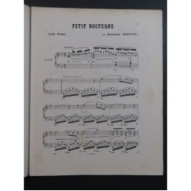 STEVENS Frédéric Petit Nocturne Piano ca1885