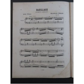 WOLFF Bernhardt Babillage Piano ca1885