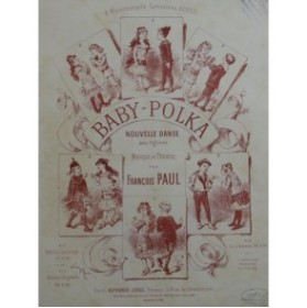 PAUL François Baby-Polka Piano Danse 1900