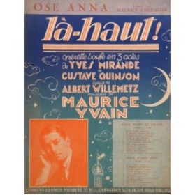 YVAIN Maurice Ose Anna Chant Piano 1923