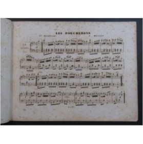MUSARD P. Les Porcherons Quadrille No 2 Piano ca1850