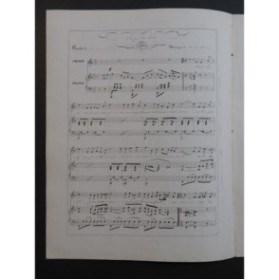 BOIELDIEU Adrien Ange des Rêves Manuscrit Chant Piano ca1850