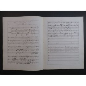 BOIELDIEU Adrien Ange des Rêves Manuscrit Chant Piano ca1850