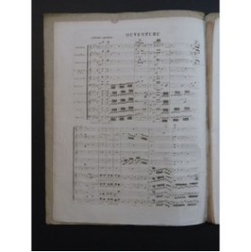 ROSSINI G. Il Barbiere di Siviglia Ouverture Orchestre ca1825