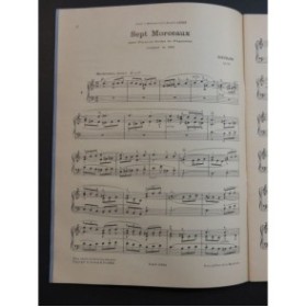 SCHUMANN Robert Fuguettes et Chants du Matin Piano 1967