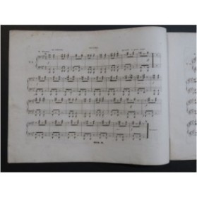 ROUBIER Henri Le Colibri Quadrille Piano 4 mains ca1842