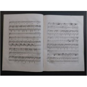 AUBER D. F. E. La Neige ou Le Nouvel Eginard No 3 Chant Harpe ou Piano ca1825