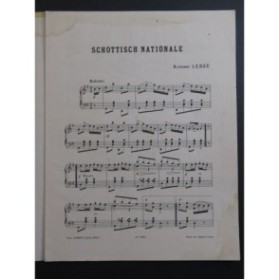 LEDUC Alphonse Schottisch Nationale Piano ca1855