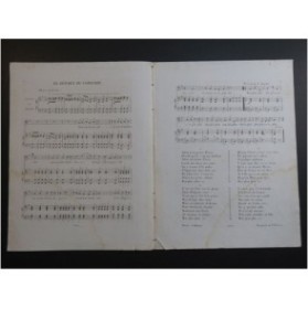 LHUILLIER Edmond Le Départ du Conscrit Chant Piano ca1820