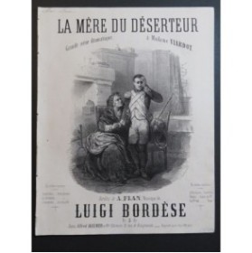BORDÈSE Luigi La Mère du Déserteur Chant Piano ca1870