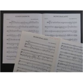 LŒWENGUTH Roger Confidence Nonchalant Violoncelle Piano 1967