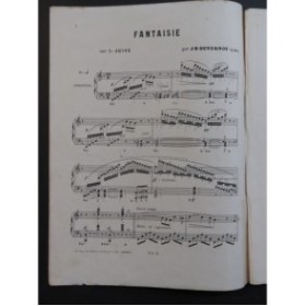 DUVERNOY J. B. La Juive Fantaisie op 265 Piano ca1865