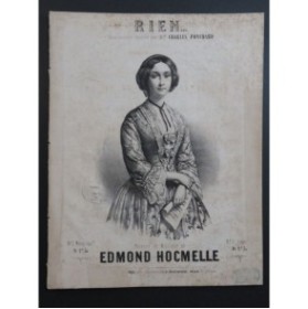 HOCMELLE Edmond Rien Chant Piano ca1850