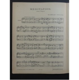 FOTINO Scarlat Méditation Orgue 1921