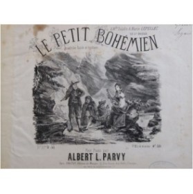 PARVY Albert L. Le Petit Bohémien Piano ca1860