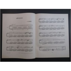 AUBERT Gaston Rêverie Pousthomis Piano Chant 1908