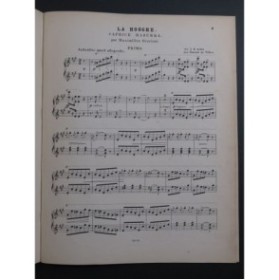 GRAZIANI Maximilien La Hooghe Caprice Mazurka Piano 4 mains ca1900