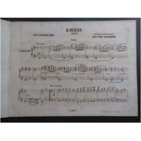 MEY Auguste L'Océan Valse Piano 4 mains XIXe
