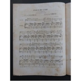 VIMEUX Joseph Fleur de L'Âme Chant Piano ca1840