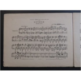 GENIN P. A. Lutèce Valse op 54 Piano XIXe