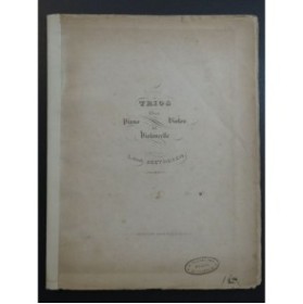 BEETHOVEN Trio op 1 No 2 Piano Violon Violoncelle ca1840