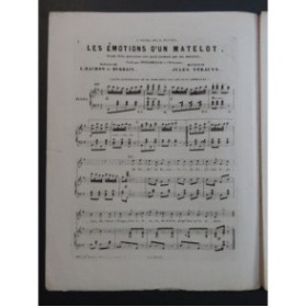STRAUSS Jules Les Émotions d'un Matelot Chant Piano ca1880