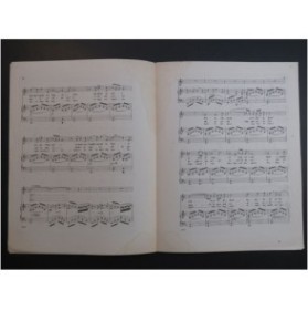 DAVID Félicien Ô Ma Maitresse Barcarolle Chant Piano ca1870
