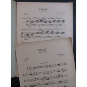 BONONCINI G. B. Sonate Piano Violoncelle 1918